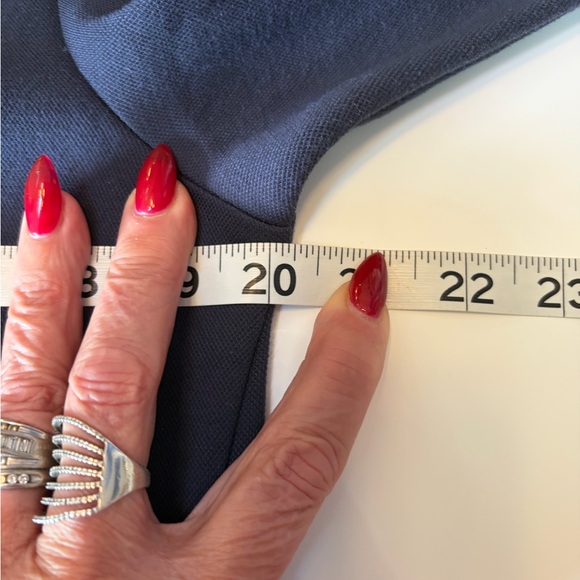 All in Motion Dark Blue Cardigan with White Trim. Like New! Size XS - Picture 8 of 9